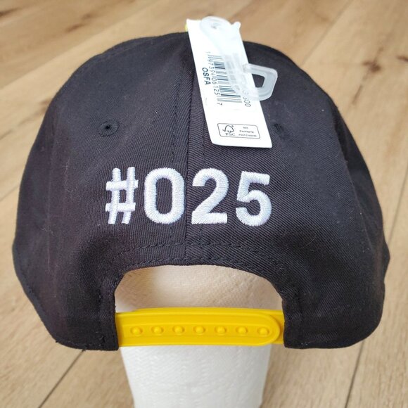 POKÉMON PIKACHU Patch Hat Curved Tail Logo Elite Flex Snapback Ball Cap #025 New - Picture 7 of 16
